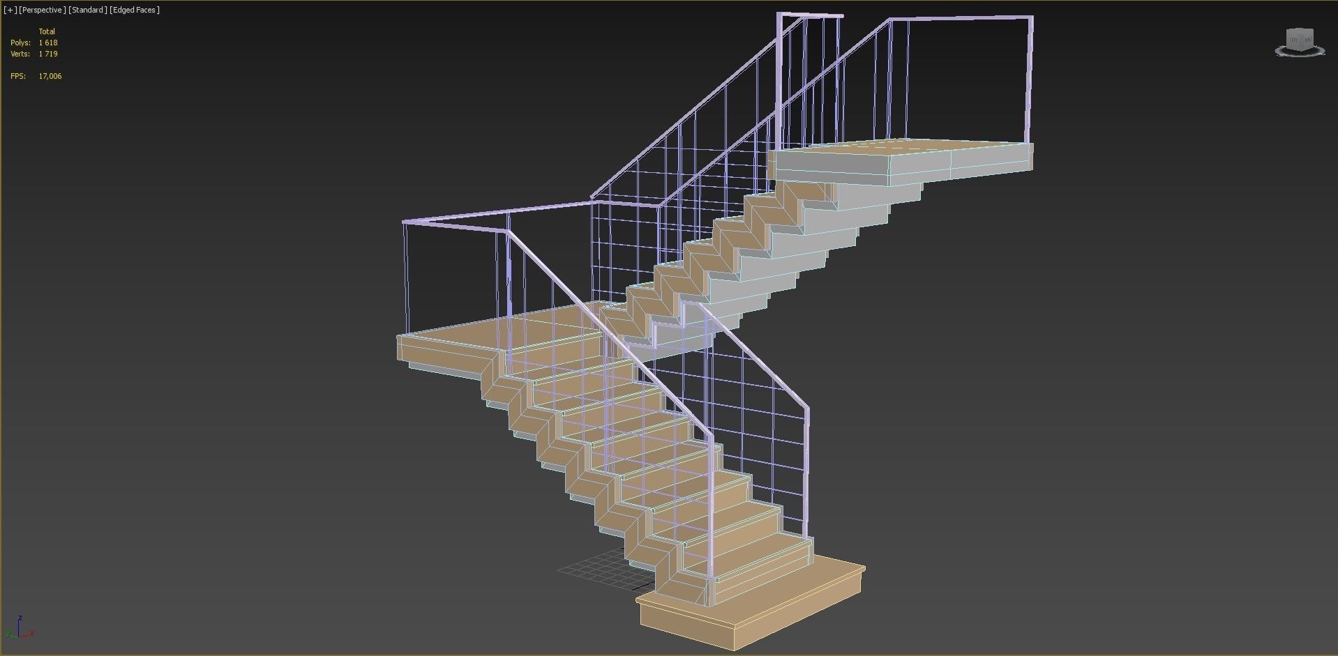 Stair 8 3D model_8