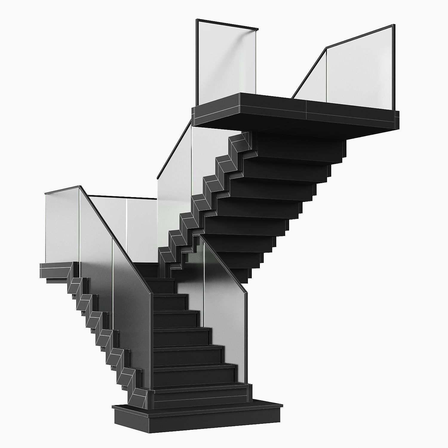 Stair 8 3D model_2
