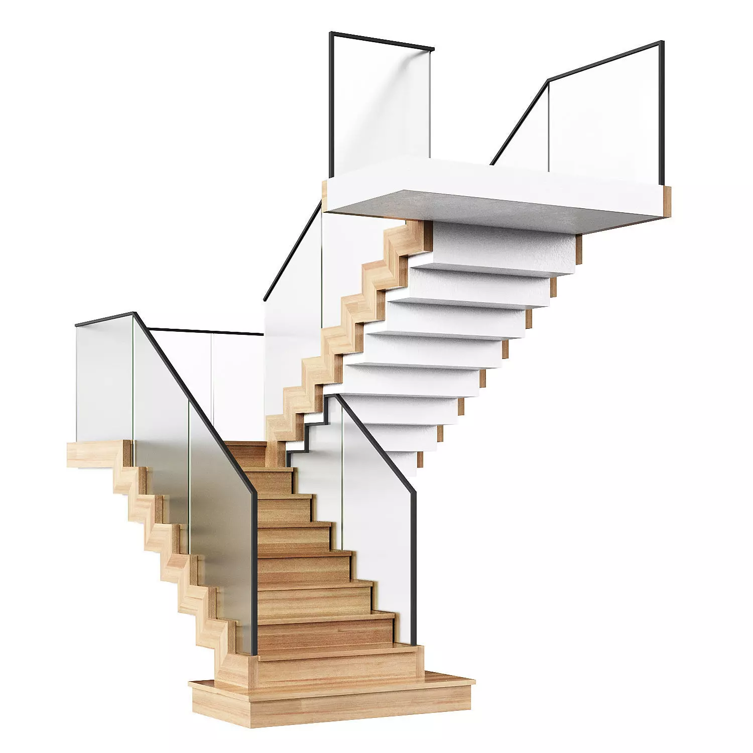 Stair 8 3D model_0