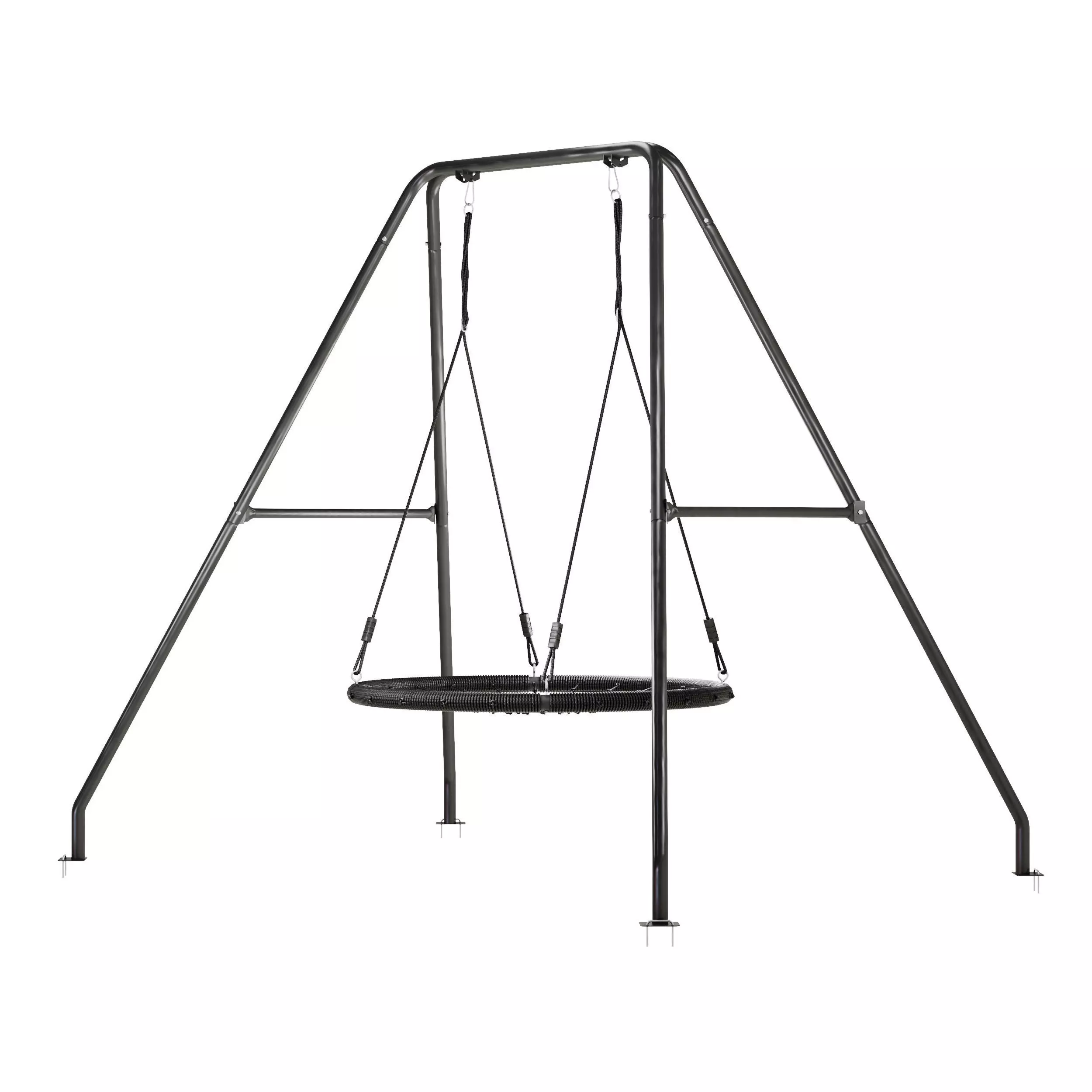 Garden swing 3D model_0