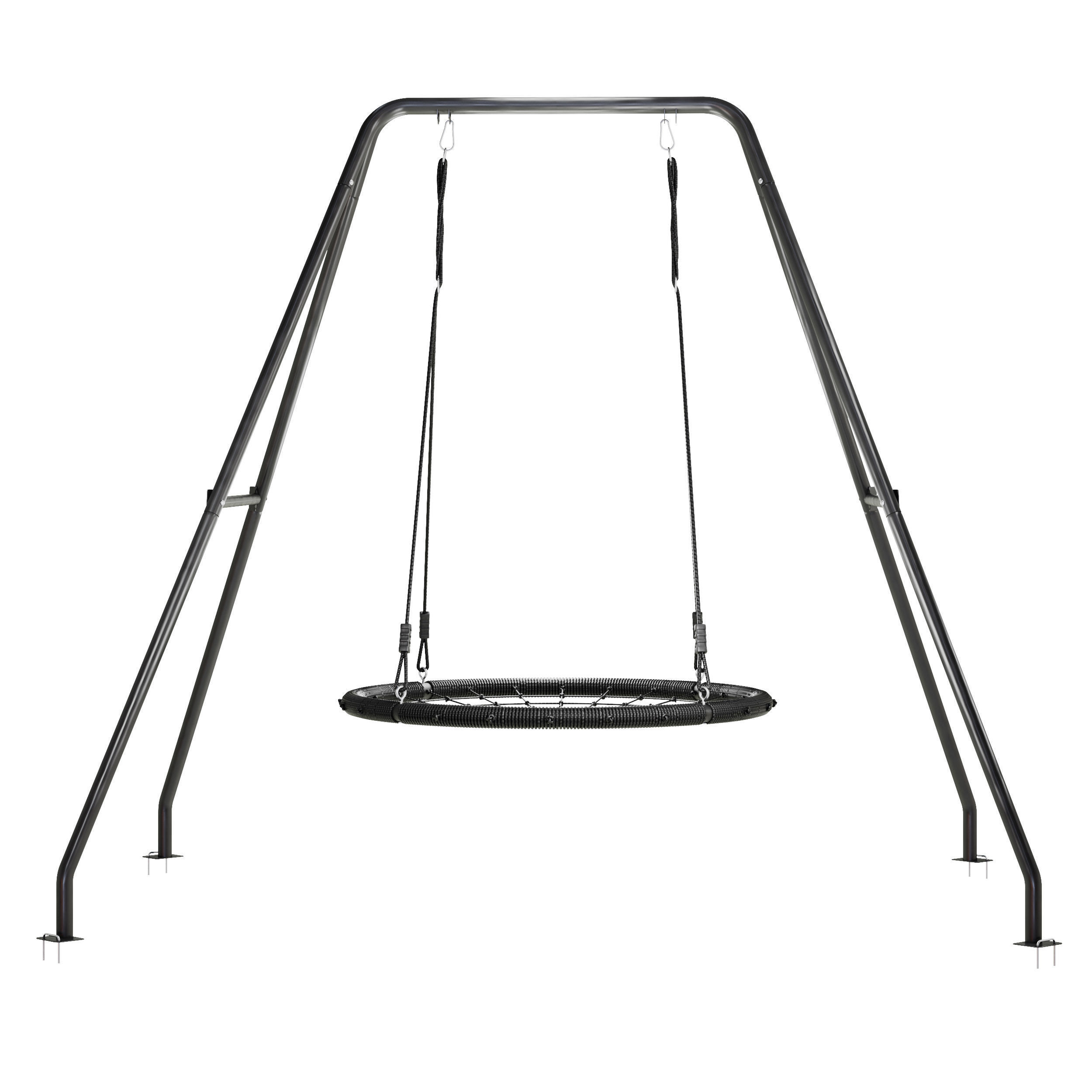 Garden swing 3D model_1