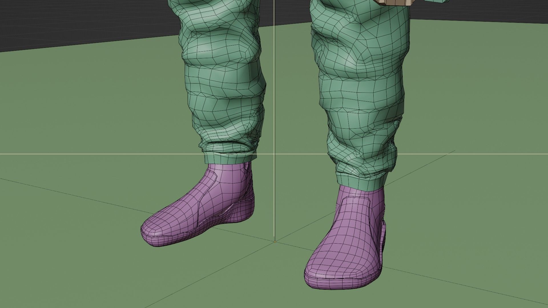 Soldier Diver Drysuit  Low-poly 3D model_25