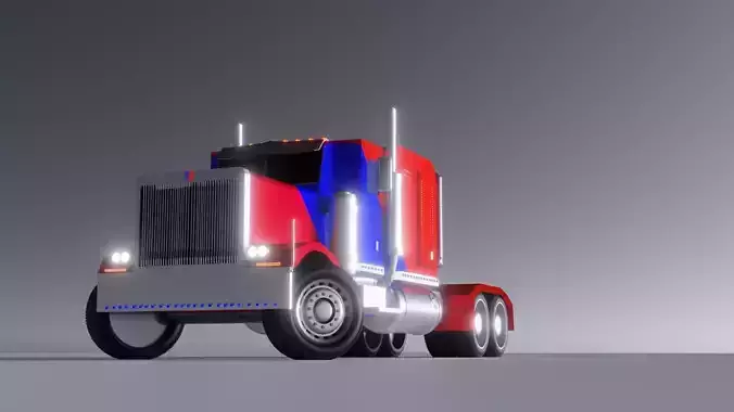 Optimus Prime Truck  3D model 3D model
