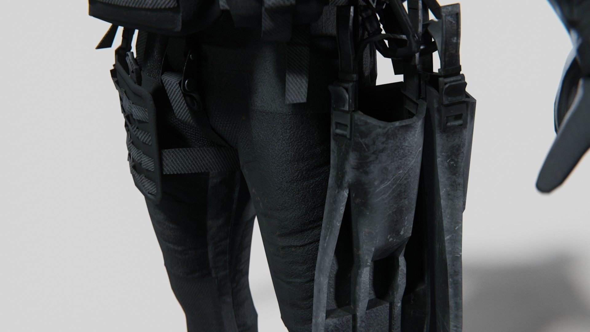 Soldier Diver suit  Low-poly 3D model_9