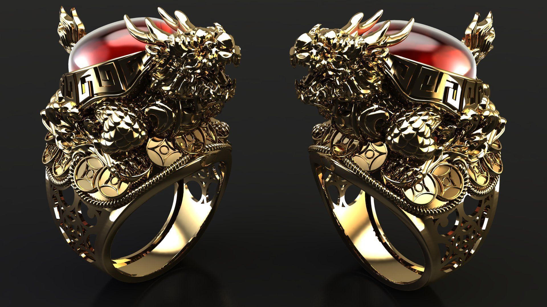 nhan con rua 3D print model_1