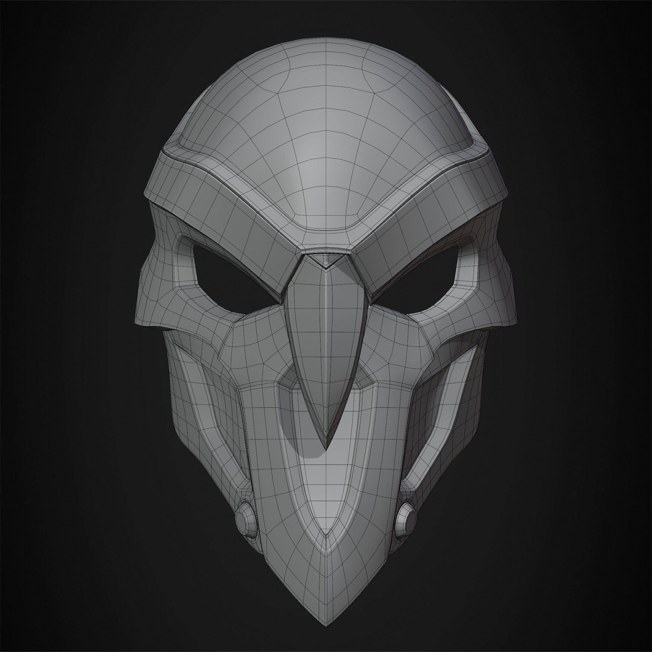 Overwatch 2 Reaper Mask for Cosplay 3D print model_11