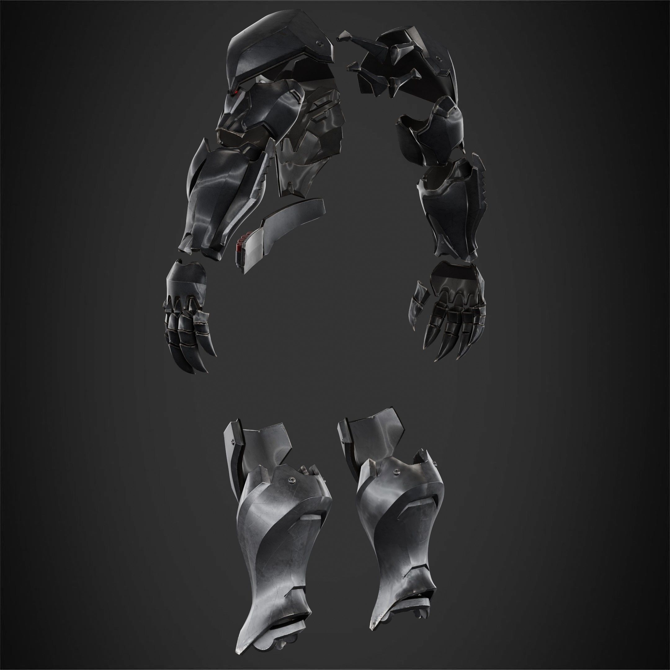 Overwatch 2 Reaper Armor for Cosplay 3D print model_5