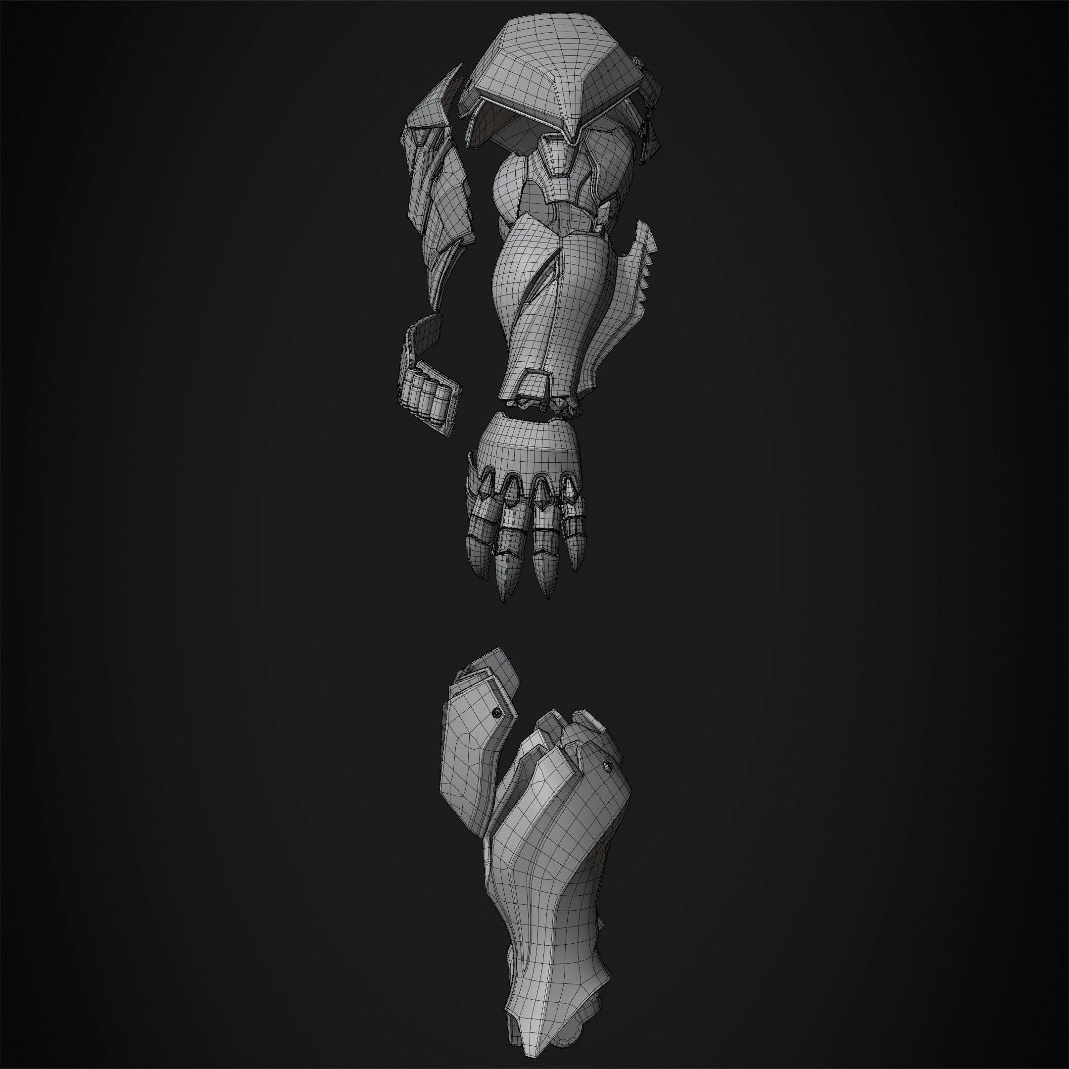 Overwatch 2 Reaper Armor for Cosplay 3D print model_15