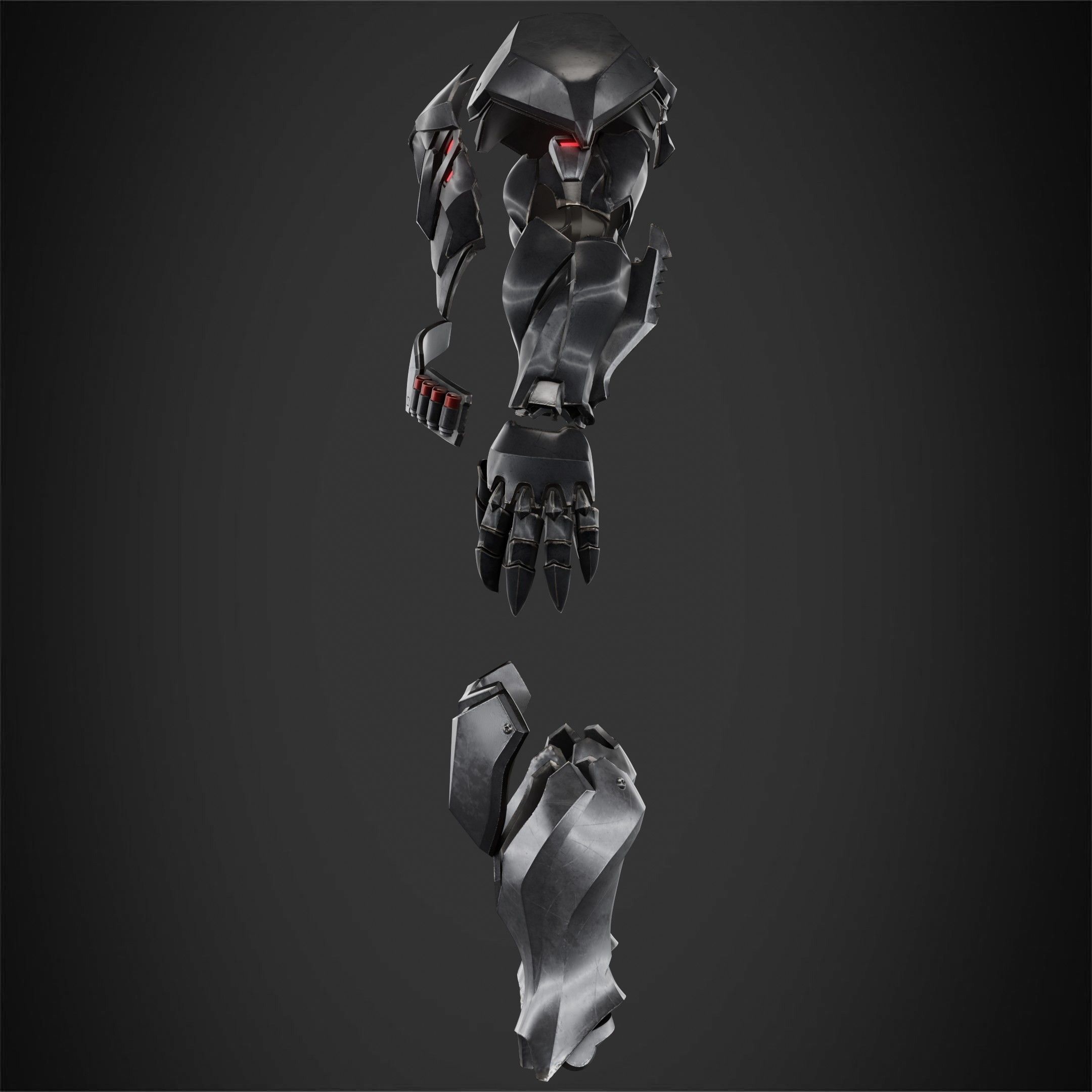 Overwatch 2 Reaper Armor for Cosplay 3D print model_4