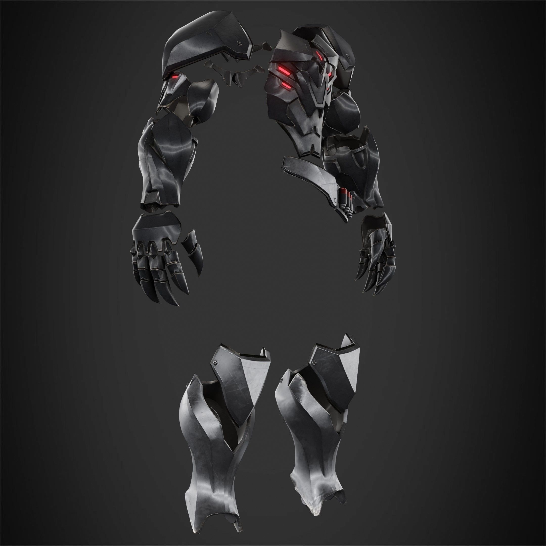 Overwatch 2 Reaper Armor for Cosplay 3D print model_9