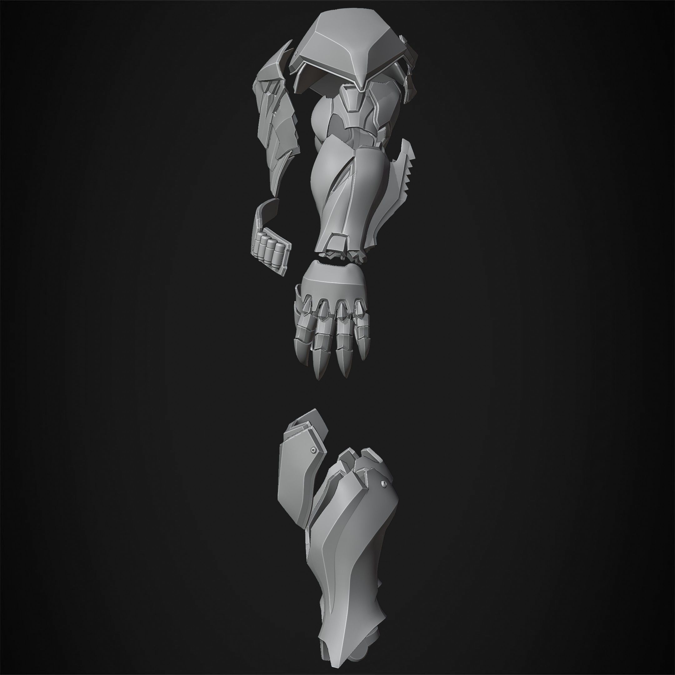 Overwatch 2 Reaper Armor for Cosplay 3D print model_14