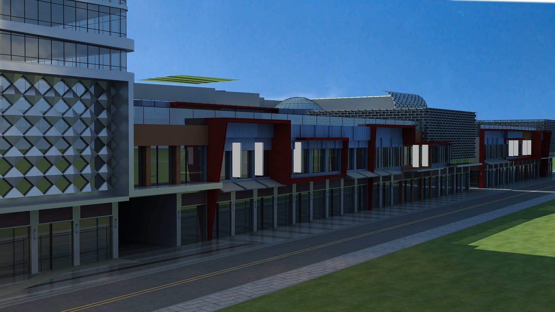 Shopping Mall 3 3D model_3