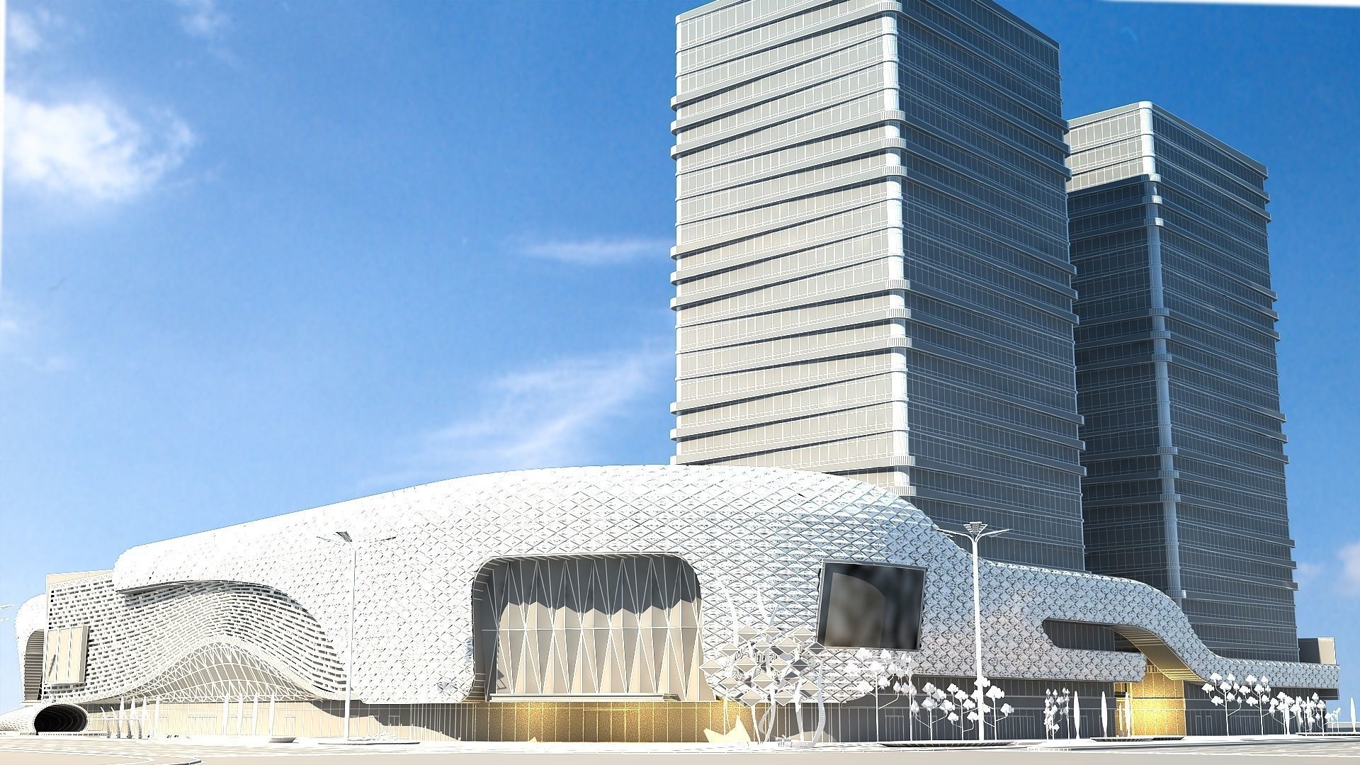 Shopping Mall 3 3D model_16