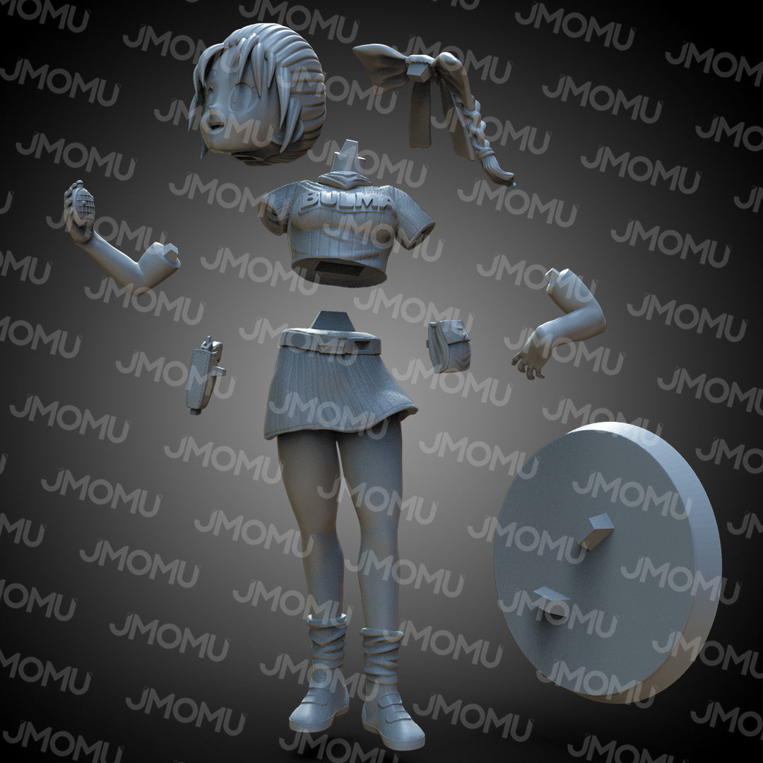 Bulma 3D print model_2