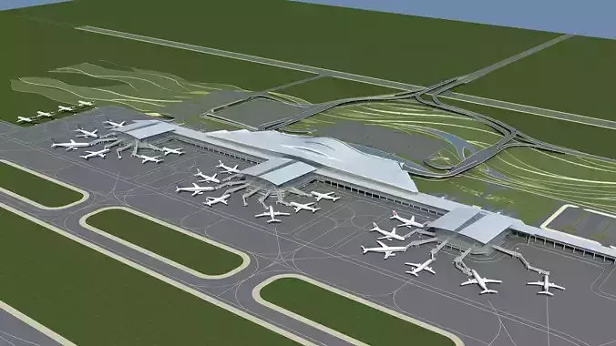 Airport 2 3D model