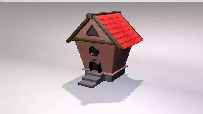 3d cartoon house