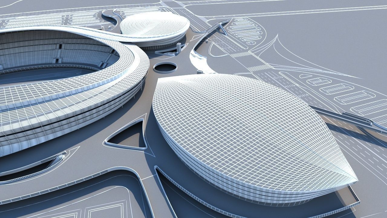 Stadium 6 3D model_24