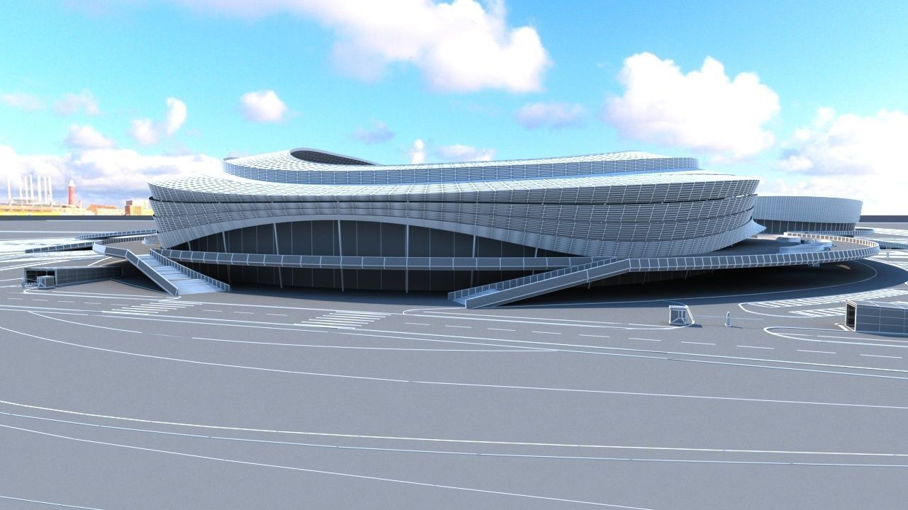 Stadium 6 3D model_21