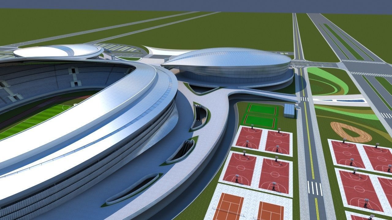Stadium 6 3D model_10