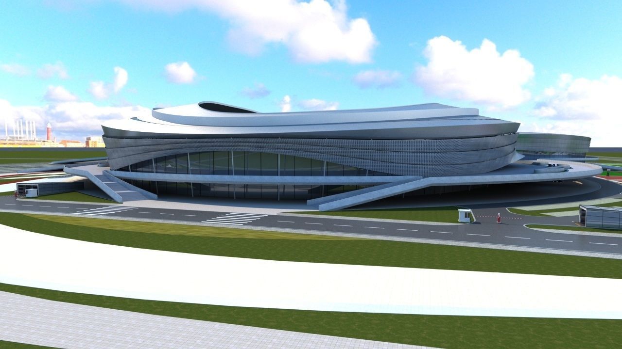 Stadium 6 3D model_8