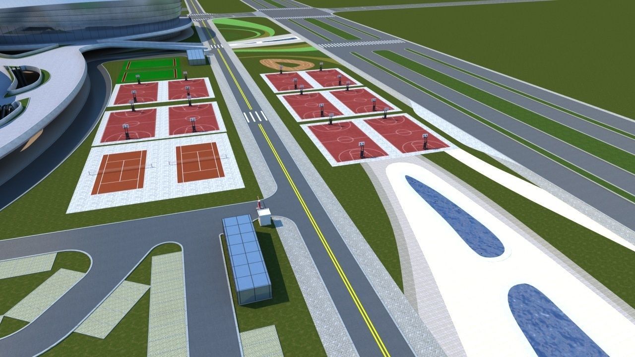 Stadium 6 3D model_11
