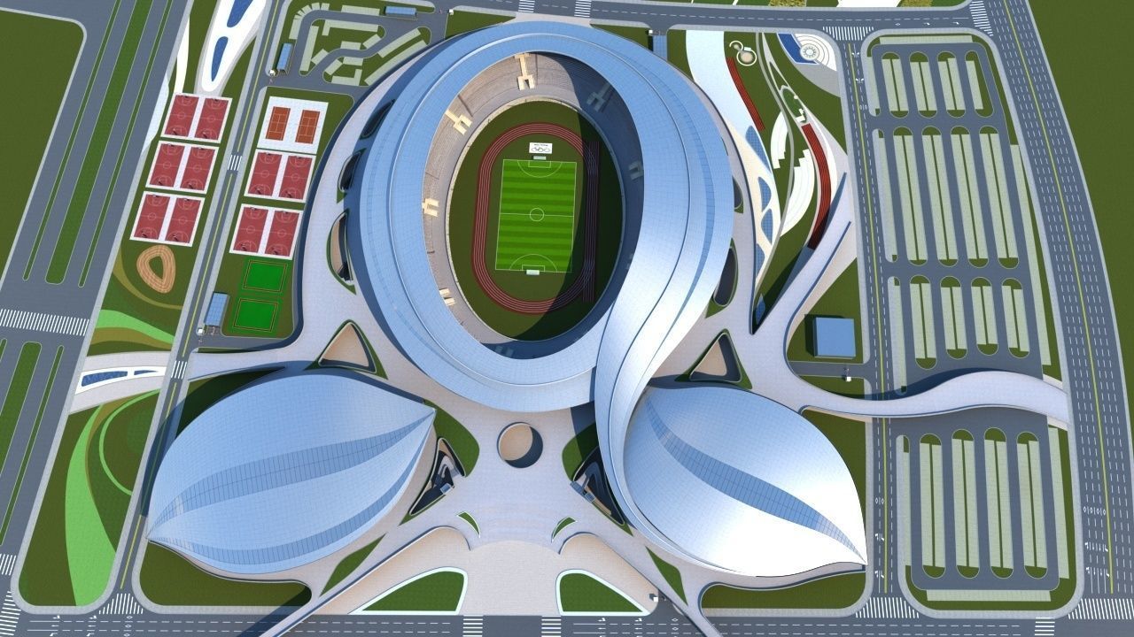 Stadium 6 3D model_16
