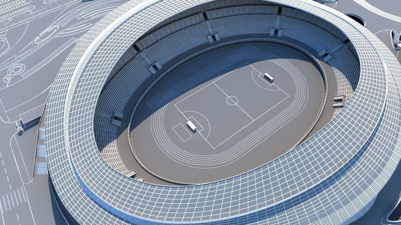 Stadium 6 3D model_22