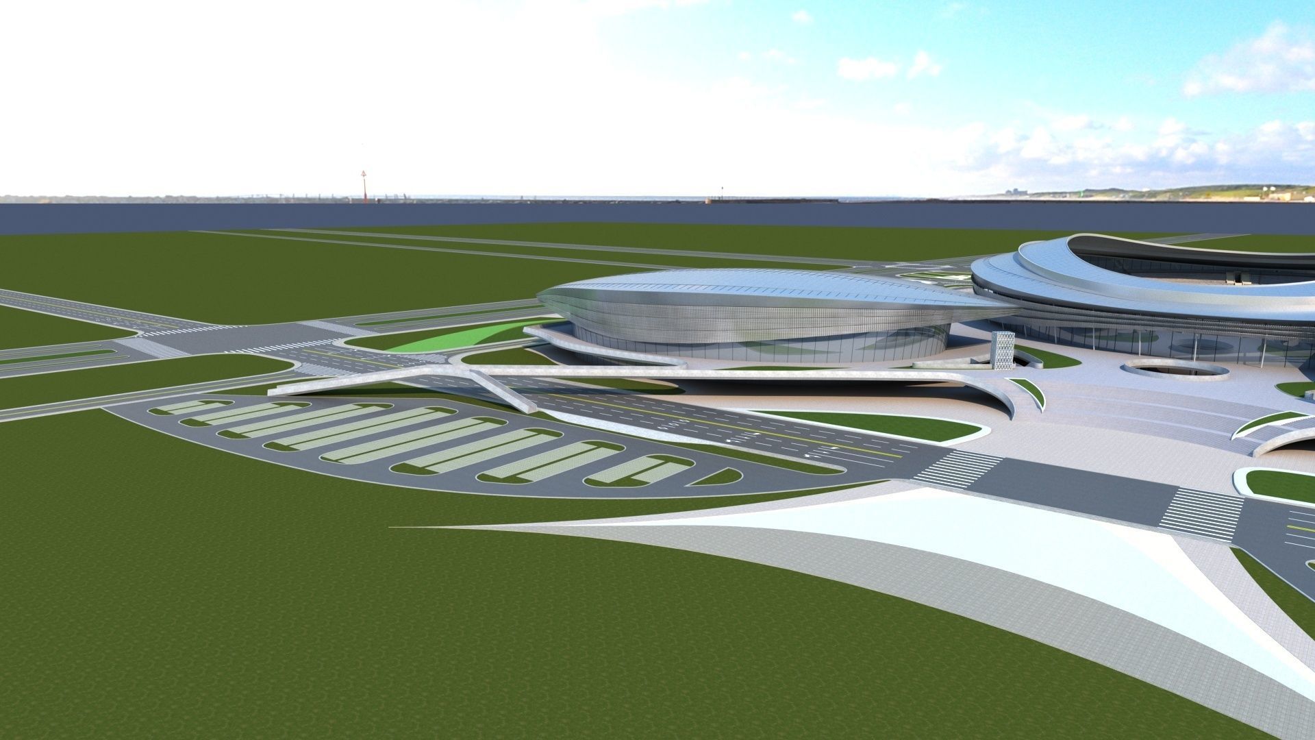 Stadium 6 3D model_2