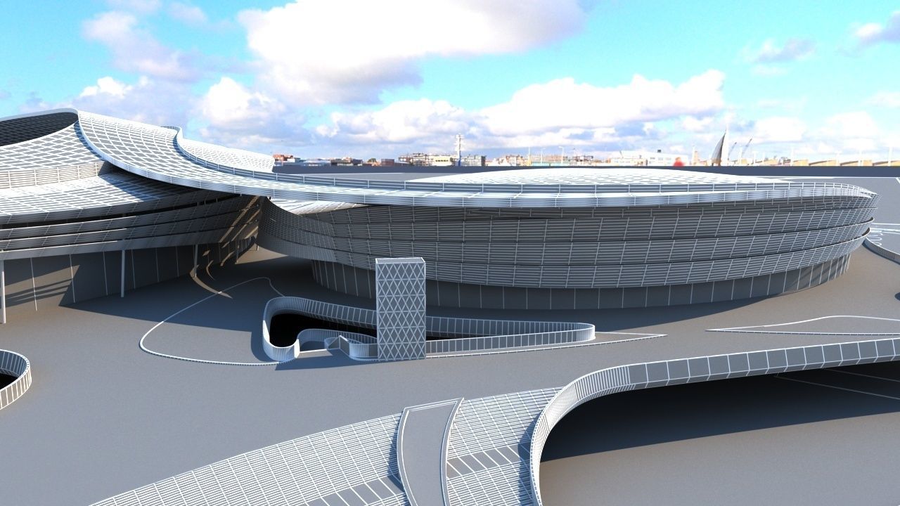 Stadium 6 3D model_25