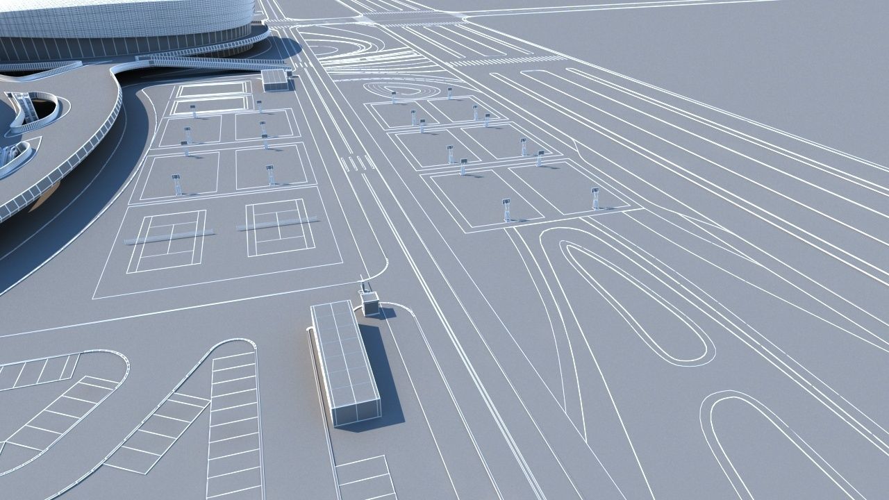 Stadium 6 3D model_23