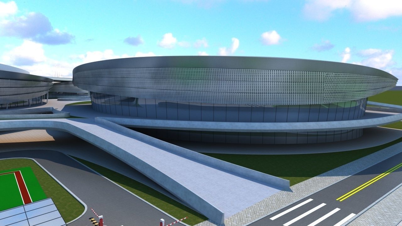 Stadium 6 3D model_12