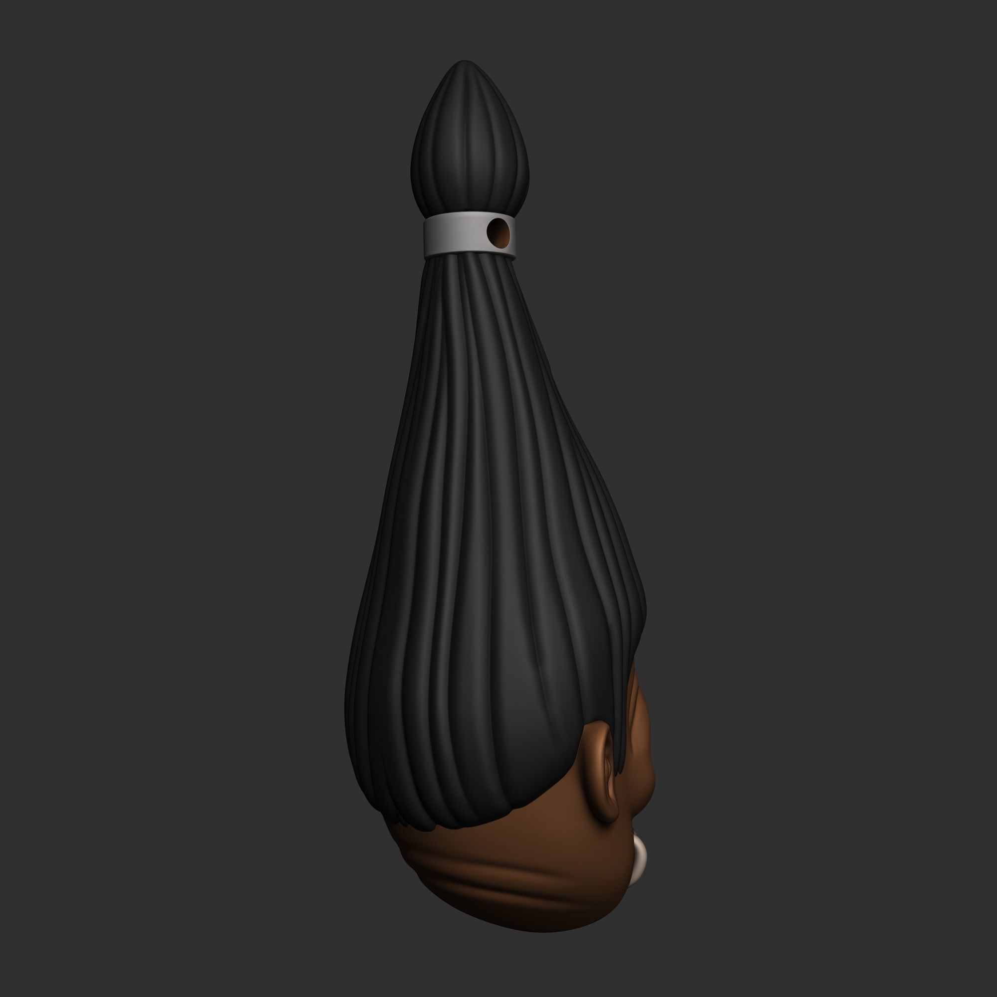 Shrunken Head  3D print model_4