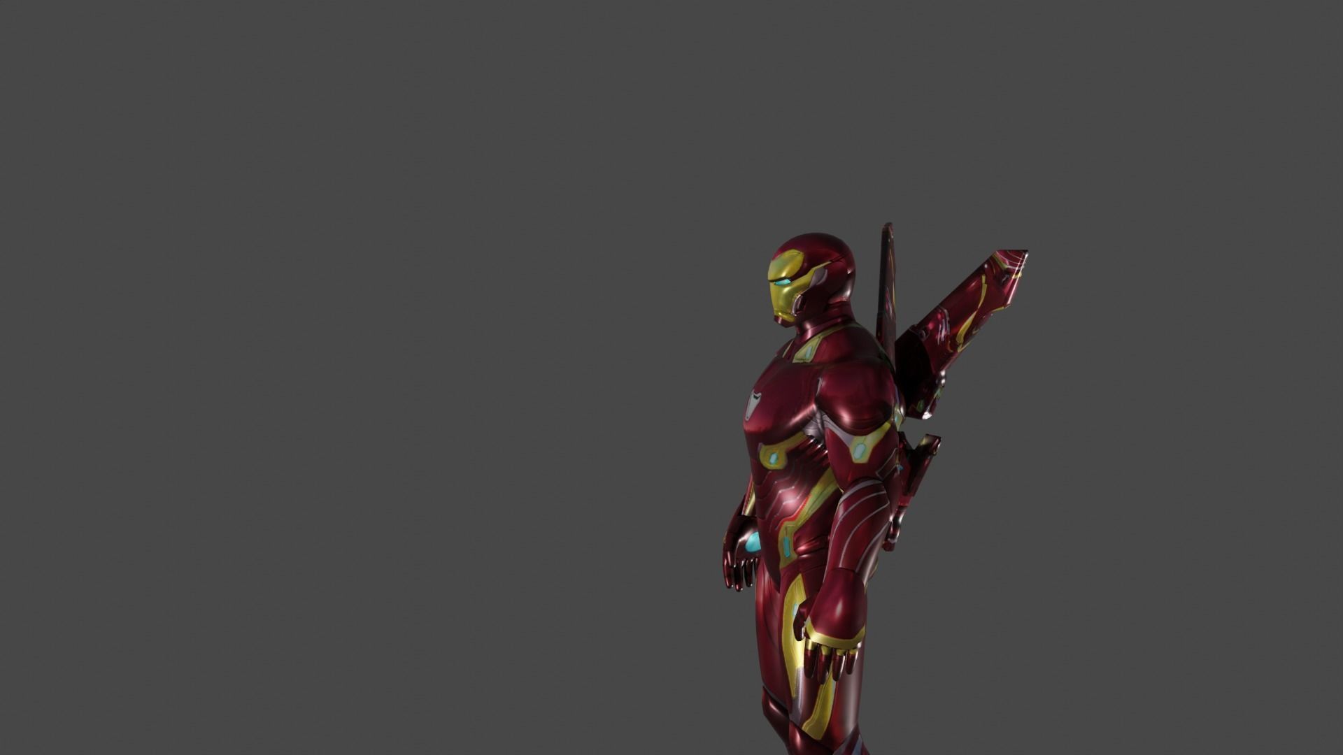 Iron Man Infinity 3D model_9