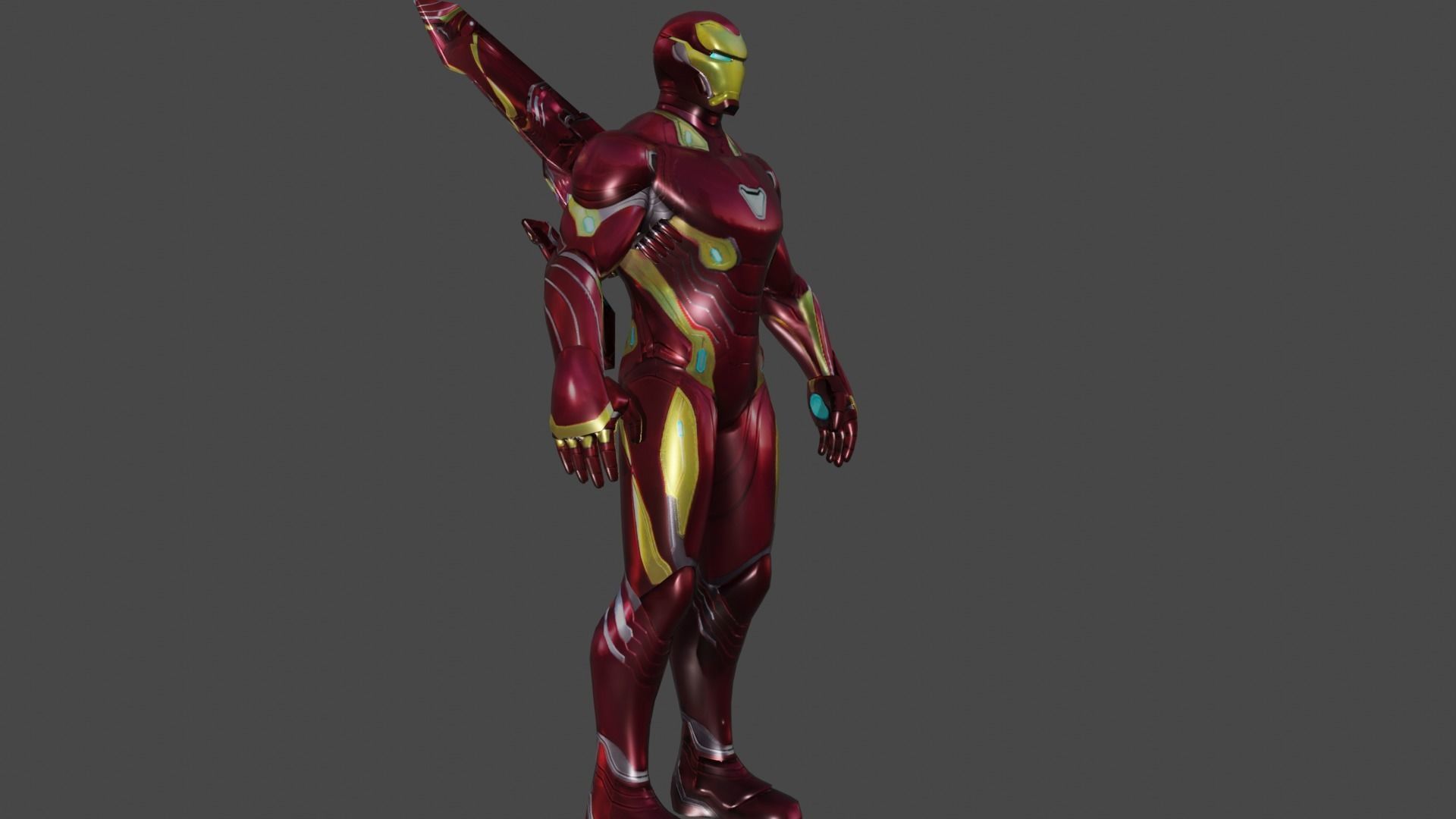 Iron Man Infinity 3D model_6