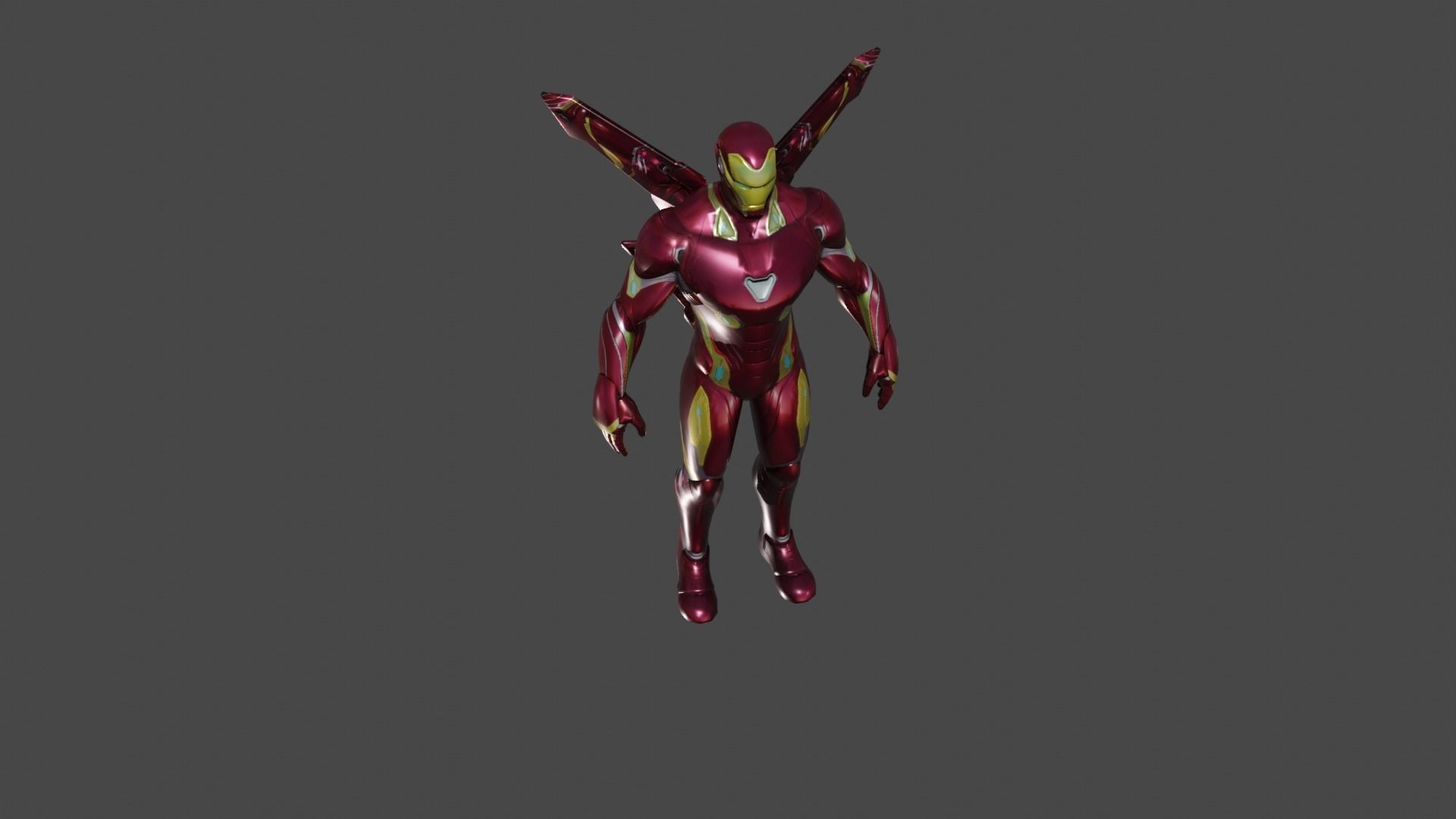 Iron Man Infinity 3D model_5