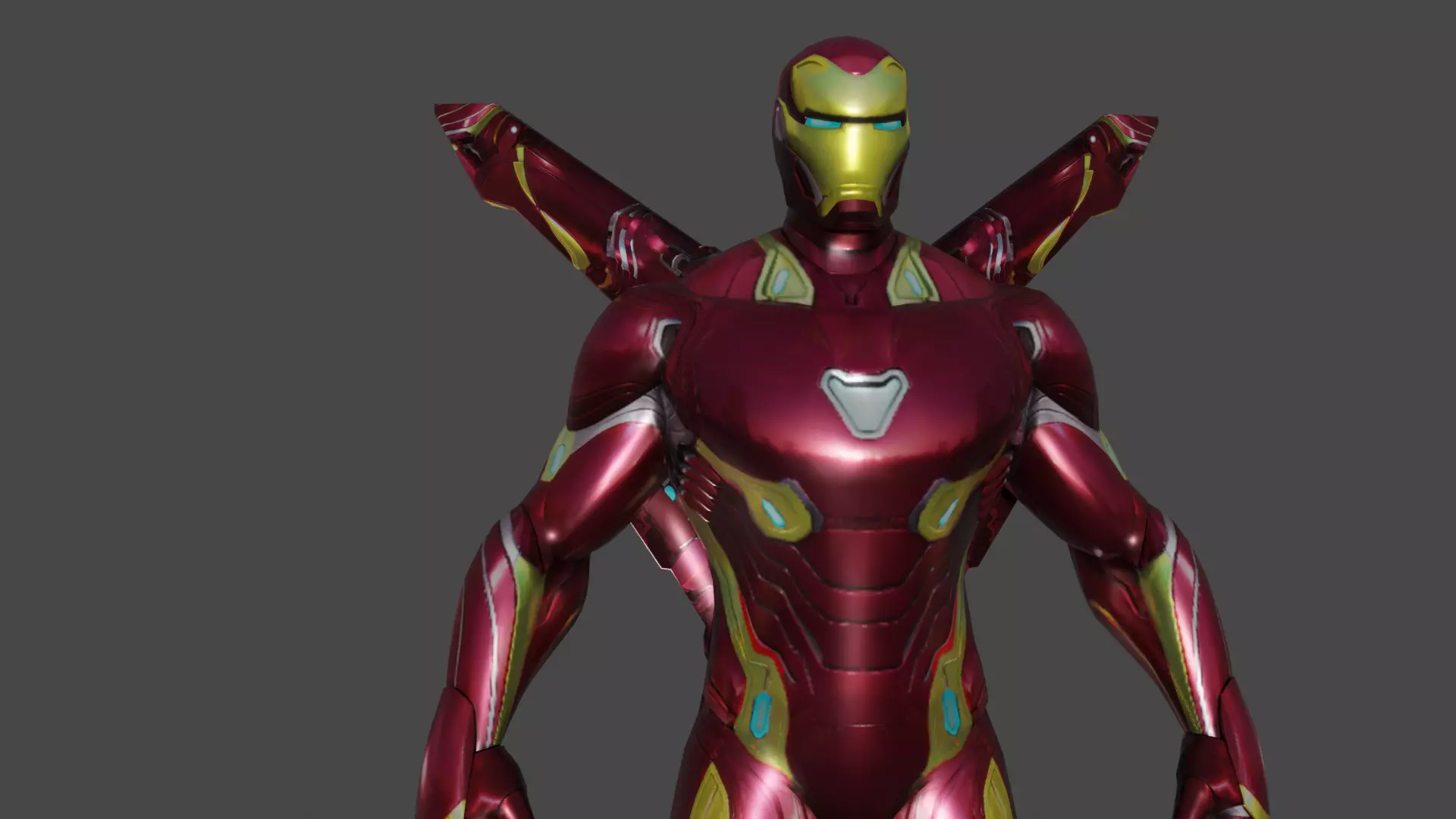 Iron Man Infinity 3D model_0