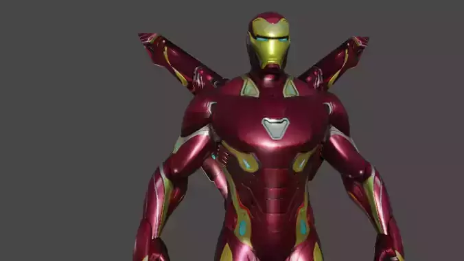 Iron Man Infinity 3D model