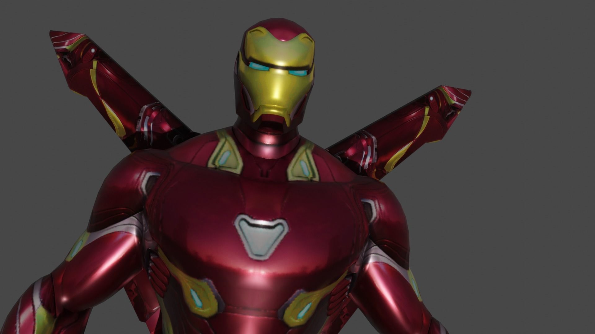 Iron Man Infinity 3D model_7