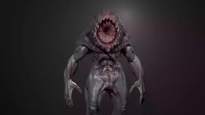 Warder  Low-poly 3D model