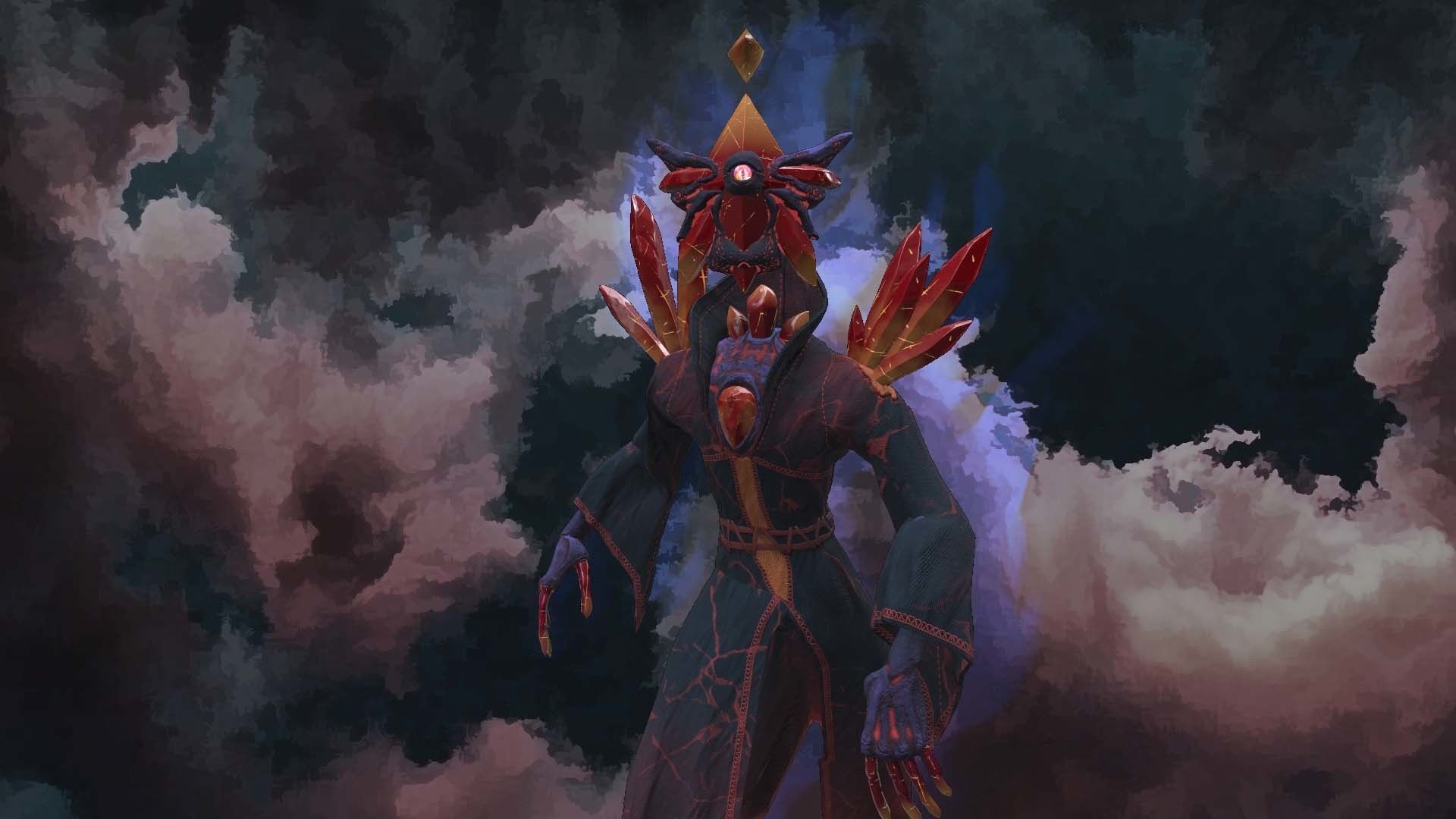 Dark Magical Crystal Game Ready 3D Model Low-poly 3D model_4