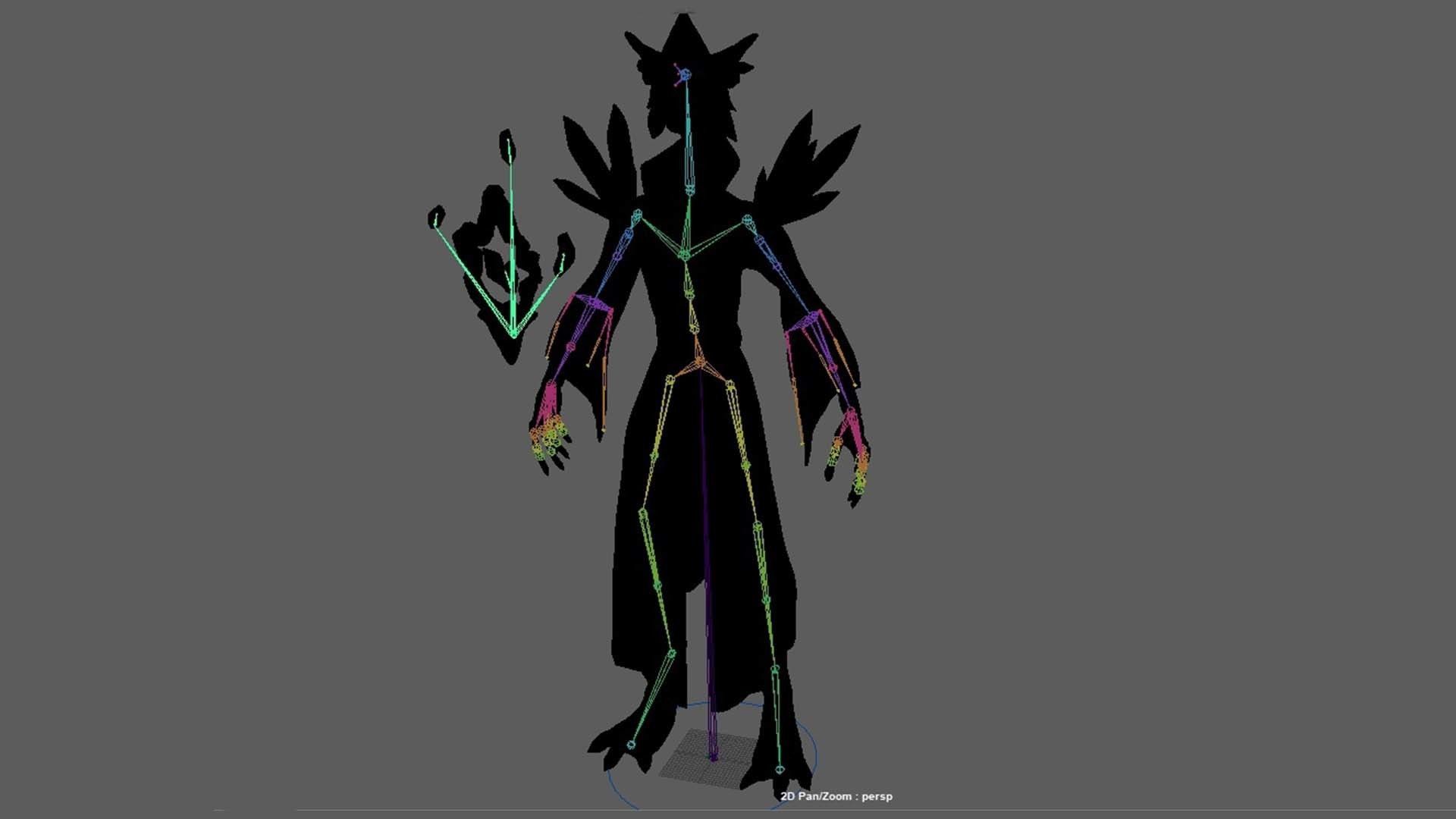 Dark Magical Crystal Game Ready 3D Model Low-poly 3D model_3