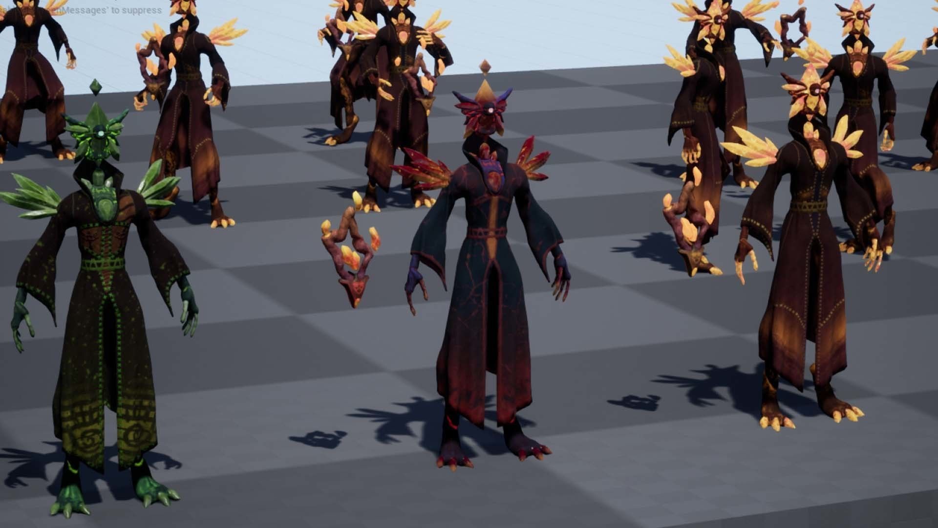 Dark Magical Crystal Game Ready 3D Model Low-poly 3D model_24