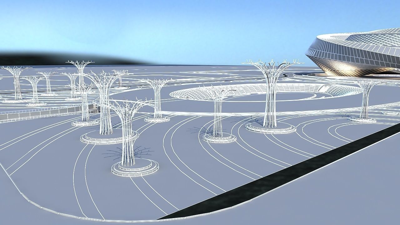 Exhibition Hall 3D model_18