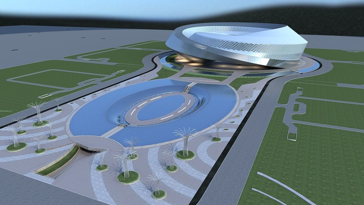 Exhibition Hall 3D model_12