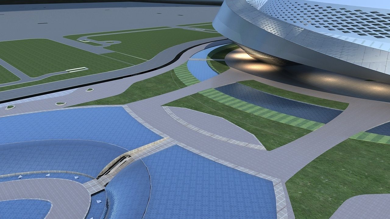 Exhibition Hall 3D model_10