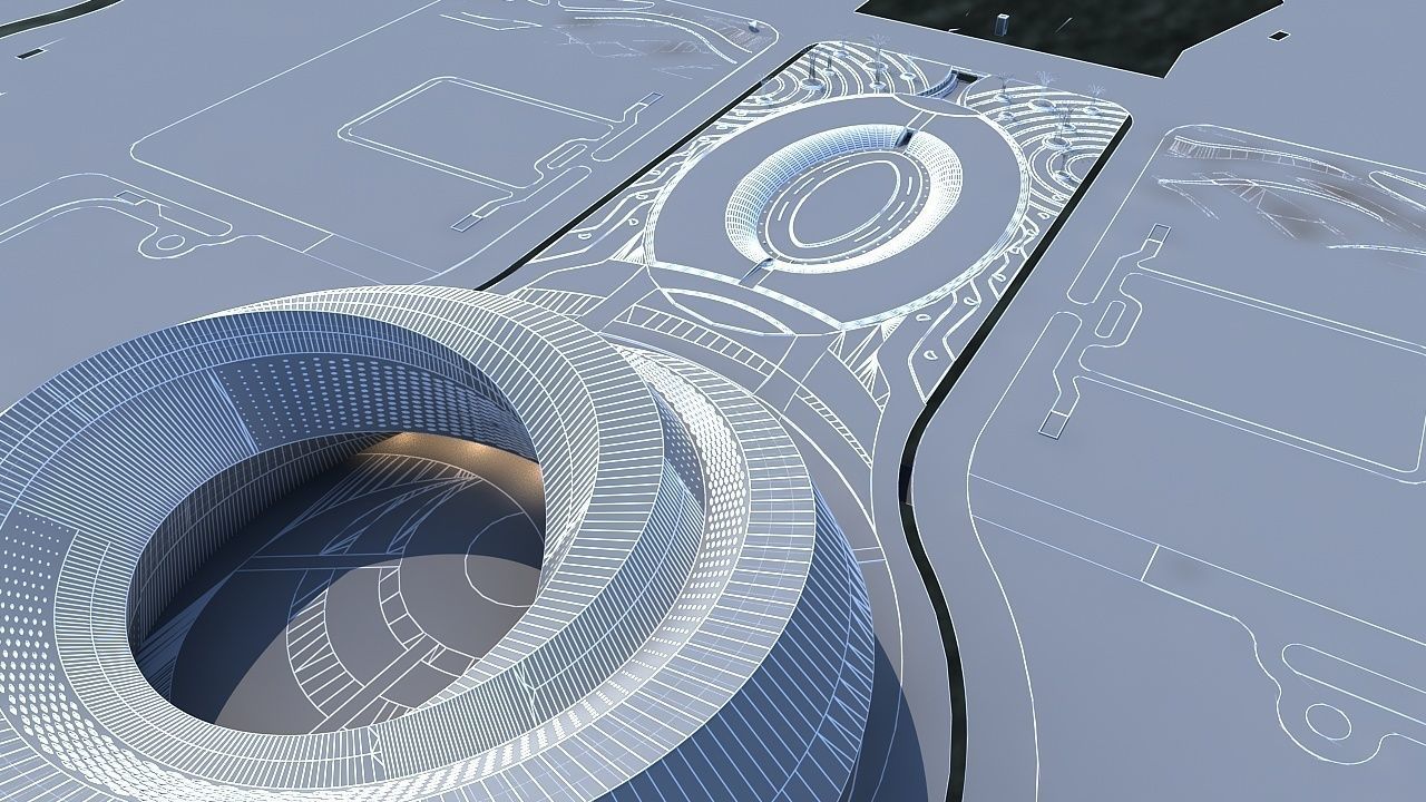 Exhibition Hall 3D model_17