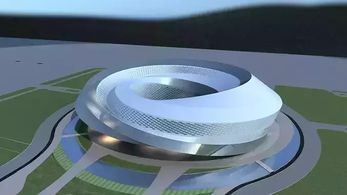 Exhibition Hall 3D model