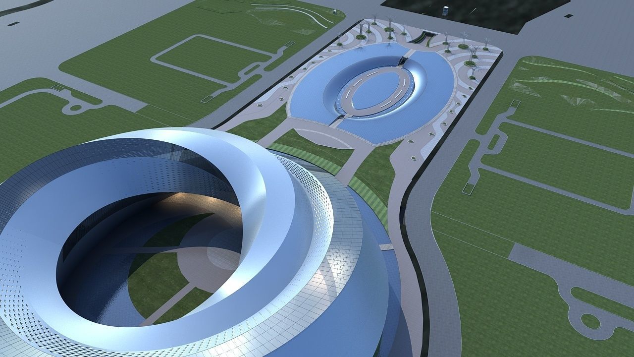 Exhibition Hall 3D model_8