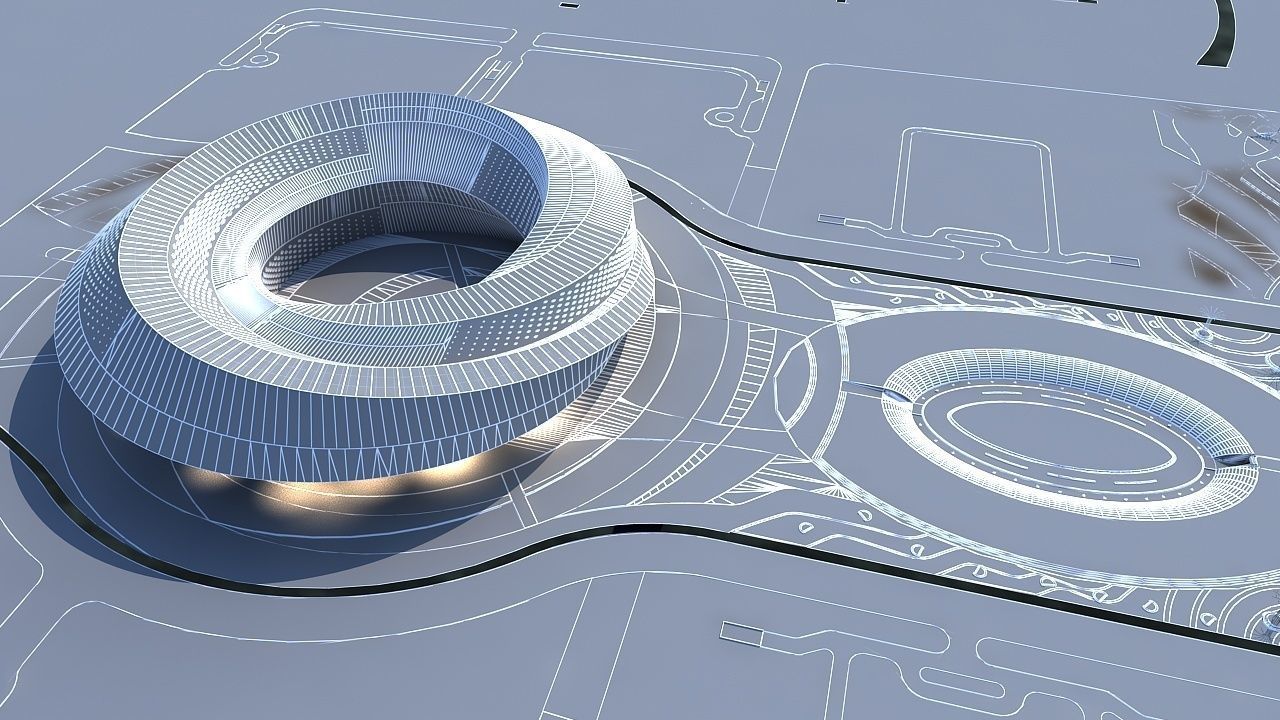 Exhibition Hall 3D model_15