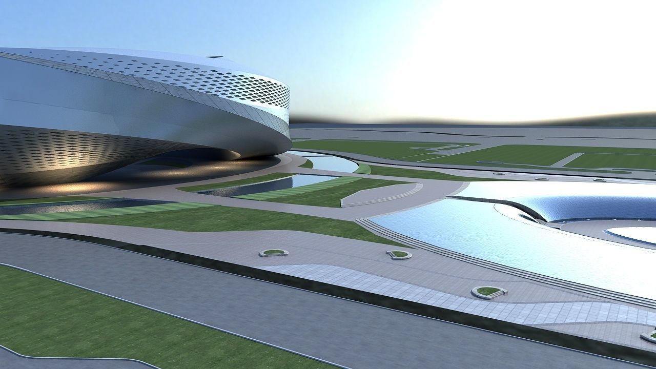 Exhibition Hall 3D model_6